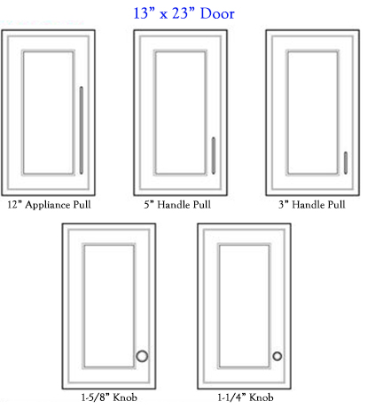 What Size Knob Or Pull Should I Get, What Size Handles To Use On Kitchen Cabinets